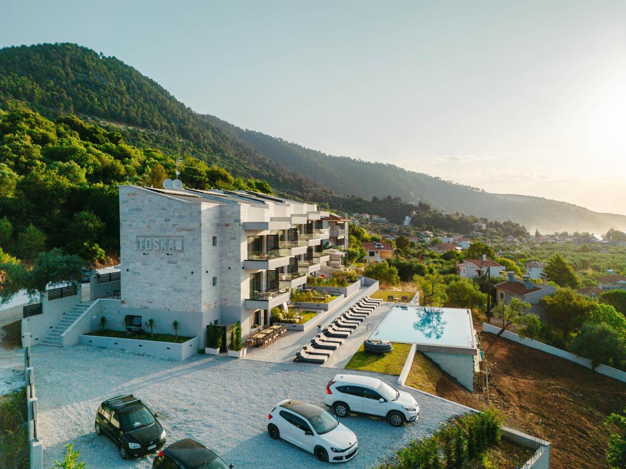 Toska Tower Aparthotel Chrysi Ammoudia Exterior photo